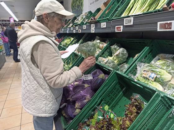 Netto-Einkauf zu Zeiten von Inflation und Konjunktur. Netto-Einkauf in einem Supermarkt oder Discounter