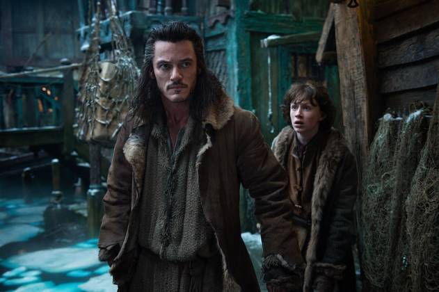Archival Movie Set Stills June 15, 2013 - No Merchandising. Editorial Use Only. No Book Cover Usage....The Hobbit: the Desolation of Smaug, Luke Evans, John Bell..The Hobbit: The Desolation of Smaug - 2013. Copyright: xEntertainmentxPicturesx