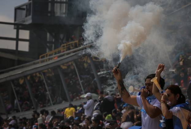 Argentina v France: Final - FIFA World Cup Qatar 2022 BOGOTA, COLOMBIA - DECEMBER 18: Fans supporting Argentina, and France gather to follow the FIFA World Cup 2022 Final at Nemesio Camacho El Campin Stadium in Bogota, Colombia on December 18, 2022. Colombia World. Editorial use only. Please get in touch for any other usage. Copyright: x2025xAnadoluxJuanchoxTorresx