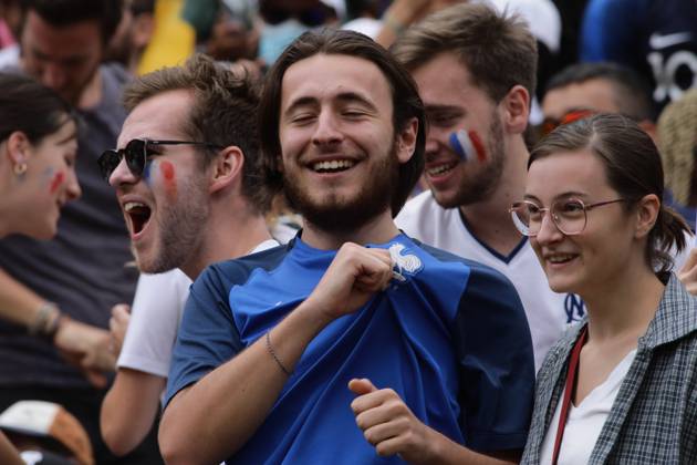 Argentina v France: Final - FIFA World Cup Qatar 2022 BOGOTA, COLOMBIA - DECEMBER 18: Fans supporting Argentina, and France gather to follow the FIFA World Cup 2022 Final at Nemesio Camacho El Campin Stadium in Bogota, Colombia on December 18, 2022. Colombia World. Editorial use only. Please get in touch for any other usage. Copyright: x2025xAnadoluxJuanchoxTorresx