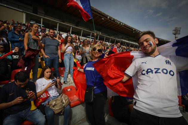 Argentina v France: Final - FIFA World Cup Qatar 2022 BOGOTA, COLOMBIA - DECEMBER 18: Fans supporting Argentina, and France gather to follow the FIFA World Cup 2022 Final at Nemesio Camacho El Campin Stadium in Bogota, Colombia on December 18, 2022. Colombia World. Editorial use only. Please get in touch for any other usage. Copyright: x2025xAnadoluxJuanchoxTorresx