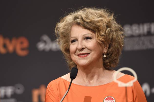 Esther Garcia bei der Pressekonferenz zur Donostia Award Verleihung auf dem 73. Internationalen Filmfestival San Sebastian Festival Internacional de Cine de San Sebastian im Kursaal. San Sebastian, 19.09.2025