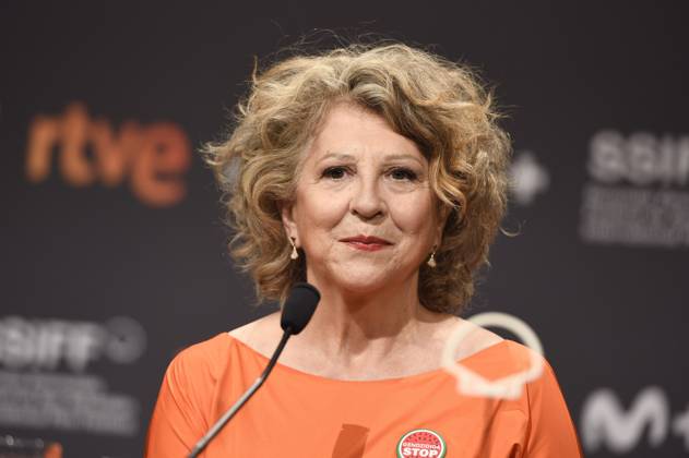 Esther Garcia bei der Pressekonferenz zur Donostia Award Verleihung auf dem 73. Internationalen Filmfestival San Sebastian Festival Internacional de Cine de San Sebastian im Kursaal. San Sebastian, 19.09.2025