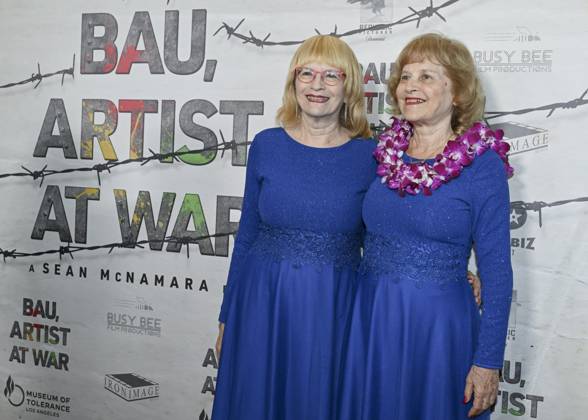 Bilder des Jahres 2025, Entertainment 09 September September 21, 2025, Los Angeles, California, USA: CILA BAU and HADASSA BAU attend Bau, Artist At War World Premiere. Los Angeles USA - ZUMAb173 20250921_aap_b173_046 Copyright: xBillyxBennightx