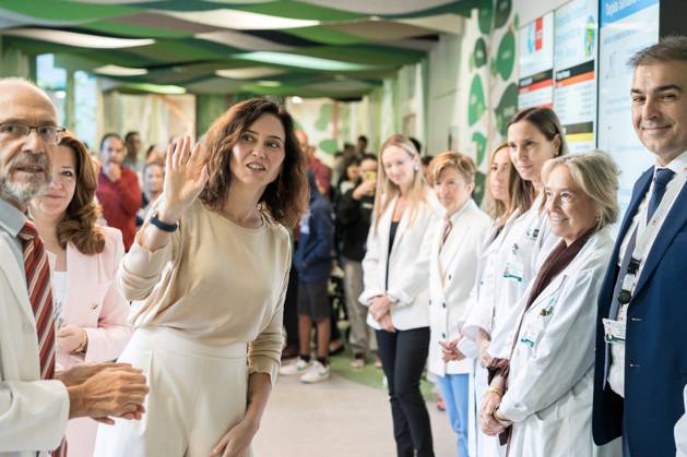 RECORD DATE NOT STATED The President of the Community of Madrid, Isabel Diaz Ayuso, arrives at the presentation of the balance sheet of the Pediatric Home Hospitalization Unit of the Nino Jesus University Childrens Hospital, at the Hospital, on September 23, 2025, in Madrid Spain During the presentation of the balance sheet, four key aspects were highlighted 6975280