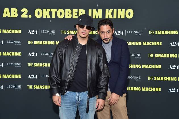 Deutschlandpremiere von THE SMASHING MACHINE Deutschlandpremiere von THE SMASHING MACHINE Ankunft zur Deutschlandpremiere von THE SMASHING MACHINE Farid Bang und Eko Fresh in Berlin am, 22.09.2025