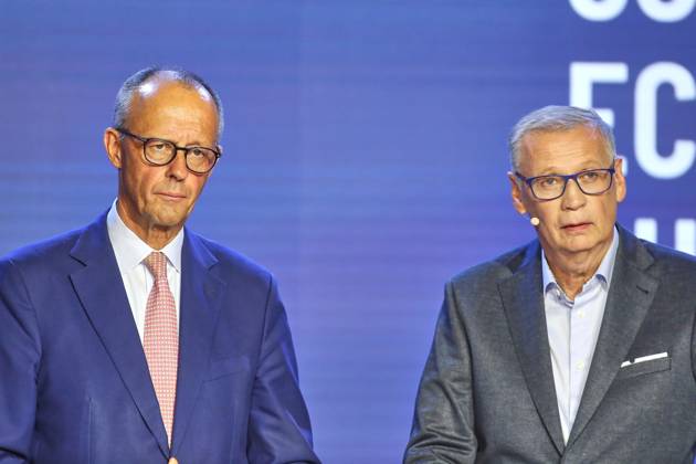 News Bilder des Tages Berlin, Deutschland, 26.09.2025: Station: Schwarz Ecosystem Summit: Bundeskanzler Friedrich Merz (CDU) und Günther Jauch Copyright: xdtsxNachrichtenagenturx dts_84974