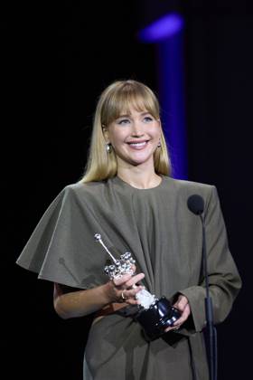 73rd San Sebastian International Film Festival: ˜Jennifer Lawrence - Donostia Award Jennifer Lawrence receives the Donosti Award during 73rd San Sebastian International Film Festival at Kursaal Palace on September 26, 2025 in Donostia San Sebastian, Spain Photo by IMAGO MPG Donostia San Sebastian Kursaal Palace Euskadi Spain  Copyright: xMPGx