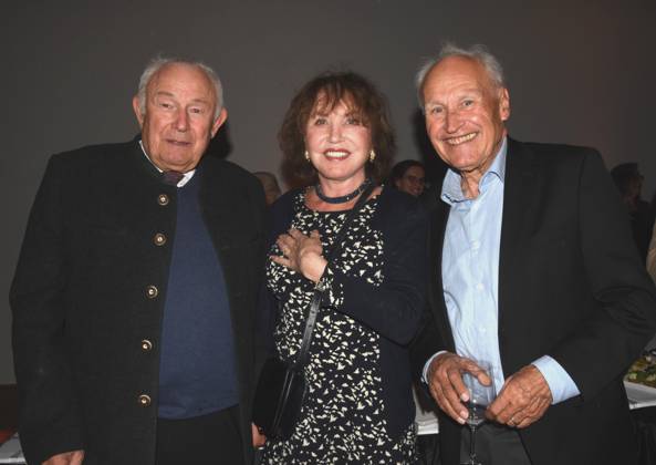 Dr. Guenther Beckstein Ministerpraesident a.D Dunja Siegel Erwin Huber Finanzminister a.D Muenchen 30.09.2025 Literaturhaus Publizistikpreises 2025 an die Journalistin Annette Rammelsberger SZ Publizistikpreis ist mit 10.000 Euro dotiert wird, alternierend mit dem Literatur und Uebersetzungspreis, alle drei Jahre vergeben. Muenchen