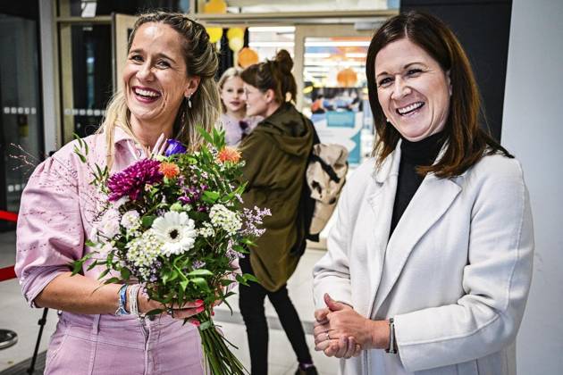 Maria-Leo-Grundschule ** NUR FÜR REDAKTIONELLE ZWECKE ** EDITORIAL USE ONLY **<p>Maria-Leo-Grundschule, Senatorin Katharina Günther-Wünsch (CDU) besucht die Schule, die den Deutschen Schulpreis 2025 gewonnen hat, Schulleiterin Sandra Scheffler, fotografiert am 01. Oktober2025 in Berlin. Berlin Berlin Berlin Copyright: MaurizioxGambarini