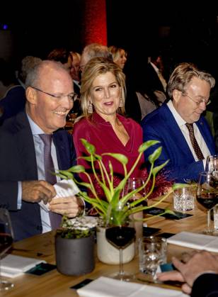 breda, The Netherlands, 2025-10-08 17:48:35 BREDA, October 8, 2025. Queen Maxima attends the winners dinner of the King Willem I Prize in Breda. The evening is traditionally organized by the King Willem I Foundation together with the winners of the last edition and marks the start of registration for the biennial business awards. PHOTO: NLBeeld Patrick van Emst Credit: NL Beeld Patrick van Emst  Copyright: xx x