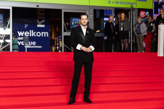 Producer Michiel Dhont pictured during the opening night of the 52th edition of the Film Fest Gent film festival in Gent on Wednesday 08 October 2025. The film Julian by Flemish director Cato Kusters opens tonight of the film festival (08-19 10). JAMESxARTHURxGEKIERE 136360518