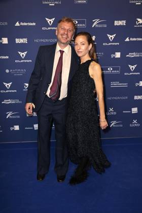 Robert Stadlober und Katharina Schuettler bei der Verleihung vom Deutschen Schauspielerpreis am 9.10.2025 in Berlin Deutscher Schauspielerpreis 2025 Verleihung in Berlin