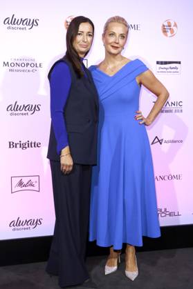 Pinar Atalay und Julija Nawalnaja Yulia Navalnaya bei der 2. Verleihung des Brigitte Award 2025 in der Bertelsmann Hauptstadtrepräsentanz. Berlin, 09.10.2025