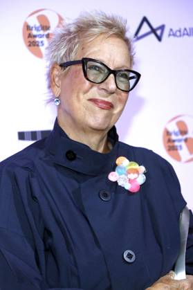 Doris Dörrie bei der 2. Verleihung des Brigitte Award 2025 in der Bertelsmann Hauptstadtrepräsentanz. Berlin, 09.10.2025