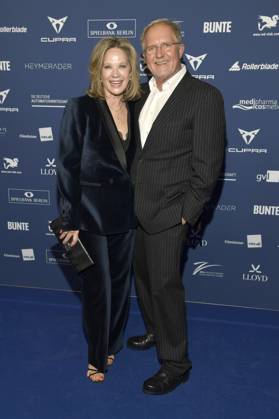Ann-Kathrin Kramer und Harald Krassnitzer bei der Verleihung des Deutschen Schauspielpreises 2025 im Hotel Pullman Berlin Schweizerhof. Berlin, 09.10.2025