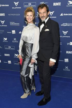Leslie Malton und Hans-Werner Meyer bei der Verleihung des Deutschen Schauspielpreises 2025 im Hotel Pullman Berlin Schweizerhof. Berlin, 09.10.2025