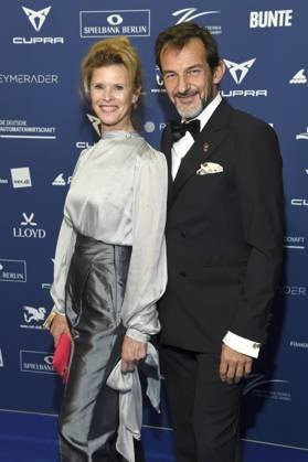 Leslie Malton und Hans-Werner Meyer bei der Verleihung des Deutschen Schauspielpreises 2025 im Hotel Pullman Berlin Schweizerhof. Berlin, 09.10.2025