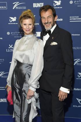 Leslie Malton und Hans-Werner Meyer bei der Verleihung des Deutschen Schauspielpreises 2025 im Hotel Pullman Berlin Schweizerhof. Berlin, 09.10.2025