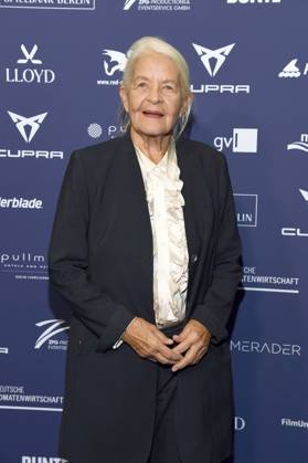 Hildegard Schmahl bei der Verleihung des Deutschen Schauspielpreises 2025 im Hotel Pullman Berlin Schweizerhof. Berlin, 09.10.2025