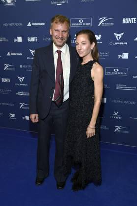 Robert Stadlober und Katharina Schüttler bei der Verleihung des Deutschen Schauspielpreises 2025 im Hotel Pullman Berlin Schweizerhof. Berlin, 09.10.2025