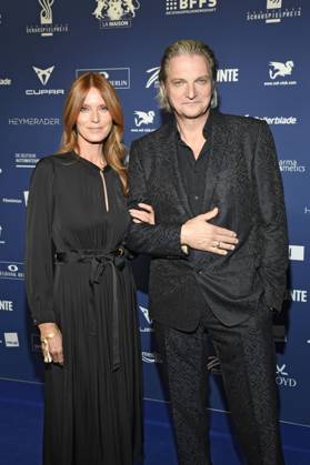 Esther Schweins und Stefan Jürgens bei der Verleihung des Deutschen Schauspielpreises 2025 im Hotel Pullman Berlin Schweizerhof. Berlin, 09.10.2025