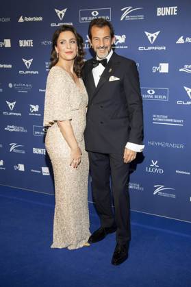 Nadine Heidenreich und Hans-Werner Meyer bei der Verleihung des Deutschen Schauspielpreises 2025 im Hotel Pullman Berlin Schweizerhof. Berlin, 09.10.2025