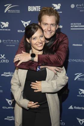 Nadja Jo Klapper und Johannes Heinrichs bei der Verleihung des Deutschen Schauspielpreises 2025 im Hotel Pullman Berlin Schweizerhof. Berlin, 09.10.2025