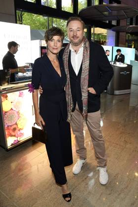 Julia Bremermann und Stephan Grossmann bei der Verleihung des Deutschen Schauspielpreises 2025 im Hotel Pullman Berlin Schweizerhof. Berlin, 09.10.2025