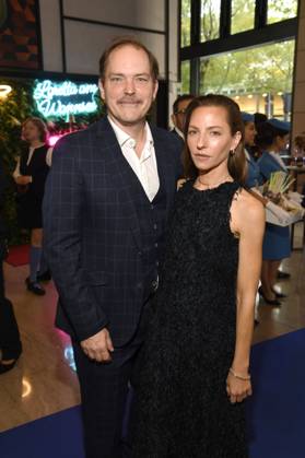 Godehard Giese und Katharina Schüttler bei der Verleihung des Deutschen Schauspielpreises 2025 im Hotel Pullman Berlin Schweizerhof. Berlin, 09.10.2025