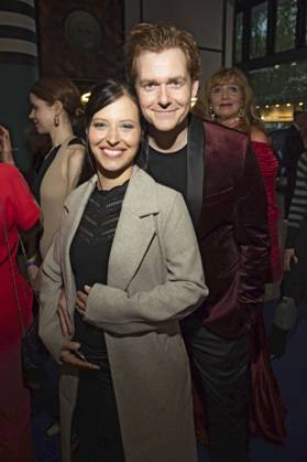 Nadja Jo Klapper und Johannes Heinrichs bei der Verleihung des Deutschen Schauspielpreises 2025 im Hotel Pullman Berlin Schweizerhof. Berlin, 09.10.2025 Foto:xF.xKernx xFuturexImagex schauspielrpreis_5172