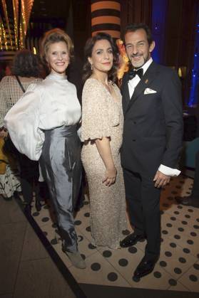 Leslie Malton, Nadine Heidenreich und Hans-Werner Meyer bei der Verleihung des Deutschen Schauspielpreises 2025 im Hotel Pullman Berlin Schweizerhof. Berlin, 09.10.2025
