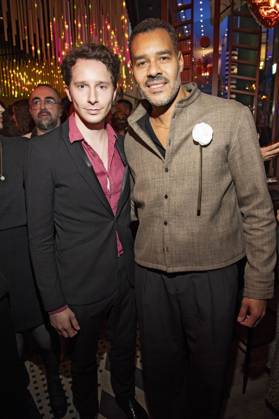 Jonathan Berlin und Michael Klammer bei der Verleihung des Deutschen Schauspielpreises 2025 im Hotel Pullman Berlin Schweizerhof. Berlin, 09.10.2025