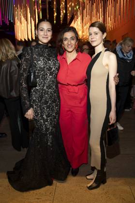 Beritan Balci, Ilknur Boyraz und Luise Aschenbrenner bei der Verleihung des Deutschen Schauspielpreises 2025 im Hotel Pullman Berlin Schweizerhof. Berlin, 09.10.2025