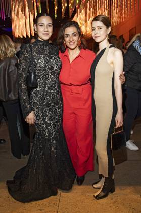 Beritan Balci, Ilknur Boyraz und Luise Aschenbrenner bei der Verleihung des Deutschen Schauspielpreises 2025 im Hotel Pullman Berlin Schweizerhof. Berlin, 09.10.2025