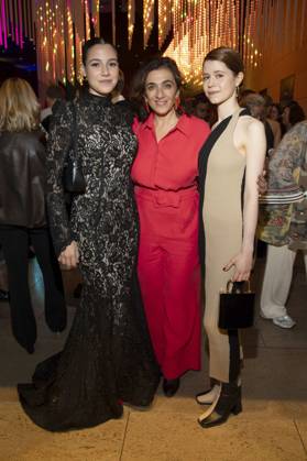 Beritan Balci, Ilknur Boyraz und Luise Aschenbrenner bei der Verleihung des Deutschen Schauspielpreises 2025 im Hotel Pullman Berlin Schweizerhof. Berlin, 09.10.2025
