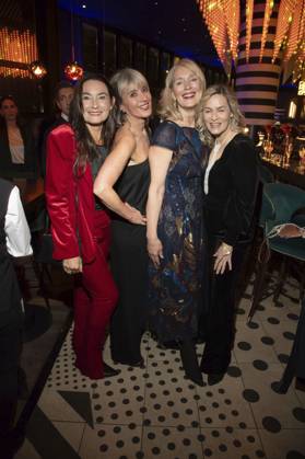 Jacqueline Macaulay, Katharina Abt, Katja Weitzenböck und Gesine Cukrowski bei der Verleihung des Deutschen Schauspielpreises 2025 im Hotel Pullman Berlin Schweizerhof. Berlin, 09.10.2025