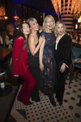 Jacqueline Macaulay, Katharina Abt, Katja Weitzenböck und Gesine Cukrowski bei der Verleihung des Deutschen Schauspielpreises 2025 im Hotel Pullman Berlin Schweizerhof. Berlin, 09.10.2025