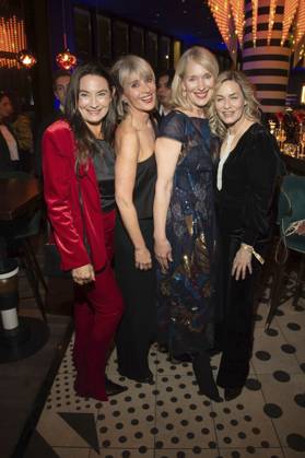 Jacqueline Macaulay, Katharina Abt, Katja Weitzenböck und Gesine Cukrowski bei der Verleihung des Deutschen Schauspielpreises 2025 im Hotel Pullman Berlin Schweizerhof. Berlin, 09.10.2025