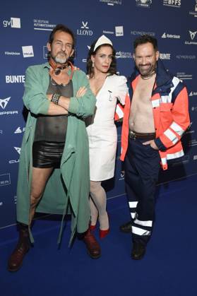Hans-Werner Meyer, Nadine Heidenreich und Christian Senger bei der Verleihung des Deutschen Schauspielpreises 2025 im Hotel Pullman Berlin Schweizerhof. Berlin, 09.10.2025
