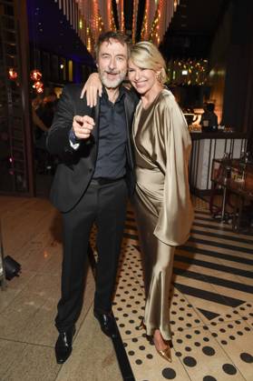 Guido Broscheit und Barbara Klein bei der Verleihung des Deutschen Schauspielpreises 2025 im Hotel Pullman Berlin Schweizerhof. Berlin, 09.10.2025