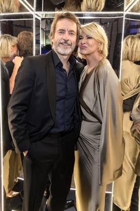 Guido Broscheit und Barbara Klein bei der Verleihung des Deutschen Schauspielpreises 2025 im Hotel Pullman Berlin Schweizerhof. Berlin, 09.10.2025