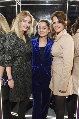 Marie von den Benken, Sarah Alles und Yara Hoffmann bei der Verleihung des Deutschen Schauspielpreises 2025 im Hotel Pullman Berlin Schweizerhof. Berlin, 09.10.2025