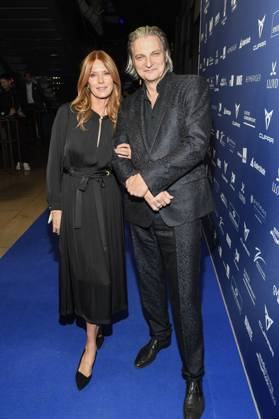 Esther Schweins und Stefan Jürgens bei der Verleihung des Deutschen Schauspielpreises 2025 im Hotel Pullman Berlin Schweizerhof. Berlin, 09.10.2025