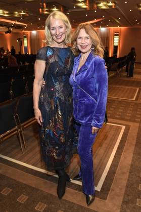 Katja Weitzenböck und Marion Kracht bei der Verleihung des Deutschen Schauspielpreises 2025 im Hotel Pullman Berlin Schweizerhof. Berlin, 09.10.2025