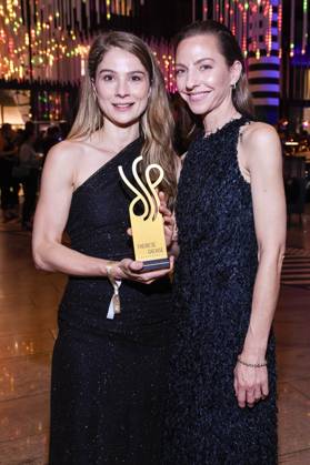 Lea Ruckpaul und Katharina Schüttler bei der Verleihung des Deutschen Schauspielpreises 2025 im Hotel Pullman Berlin Schweizerhof. Berlin, 09.10.2025