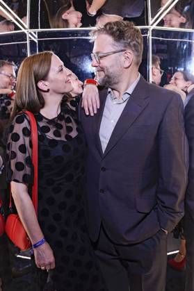 Ulrike Frank mit Ehemann Marc Schubring bei der Verleihung des Deutschen Schauspielpreises 2025 im Hotel Pullman Berlin Schweizerhof. Berlin, 09.10.2025