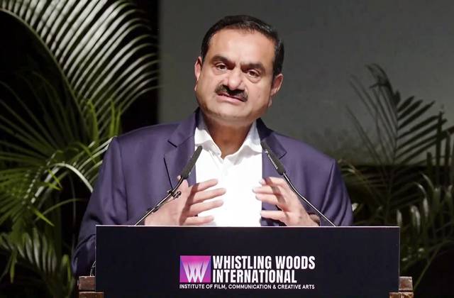 RECORD DATE NOT STATED Adani Group Chairman Gautam Adani speaks at Whistling Woods International s Celebrate Cinema festival 2025. Mumbai, Oct 10 (ANI): Adani Group Chairman Gautam Adani speaks at Whistling Woods International s Celebrate Cinema festival 2025, in Mumbai, on Friday. (ANI Video Grab) Mumbai Maharahstra India Copyright: xANIx ANI_20251010248