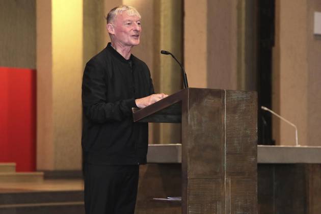 Kulturpreis Bottrop: Preisverleihung in der Herz Jesu in Bottrop ** NUR FÜR REDAKTIONELLE ZWECKE ** EDITORIAL USE ONLY **<p>Kulturpreis Bottrop: Preisverleihung an Gerd-Heinz Stevens am Freitag den 10. Oktober 2025 in der Herz Jesu in Bottrop Foto : Frank Oppitz FUNKE Foto Services< p> Kultur, Kunst, Unterhaltung Deutschland NRW Bottrop Copyright: FrankxOppitz