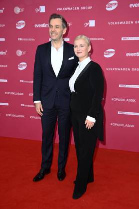 Benjamin Bernheim und Anu Tali bei der Verleihung des Opus Klassik 2025 im Konzerthaus am Gendarmenmarkt. Berlin, 12.10.2025